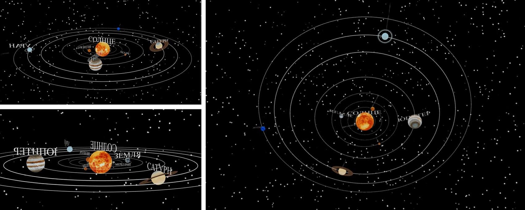 Солнечная система, планеты и орбиты